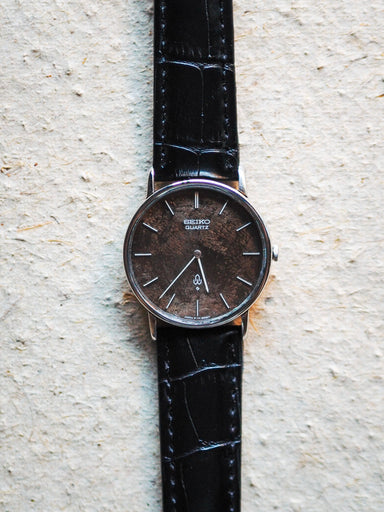 Seiko Chariot 4130-8000 Quartz Brown Textured Dial