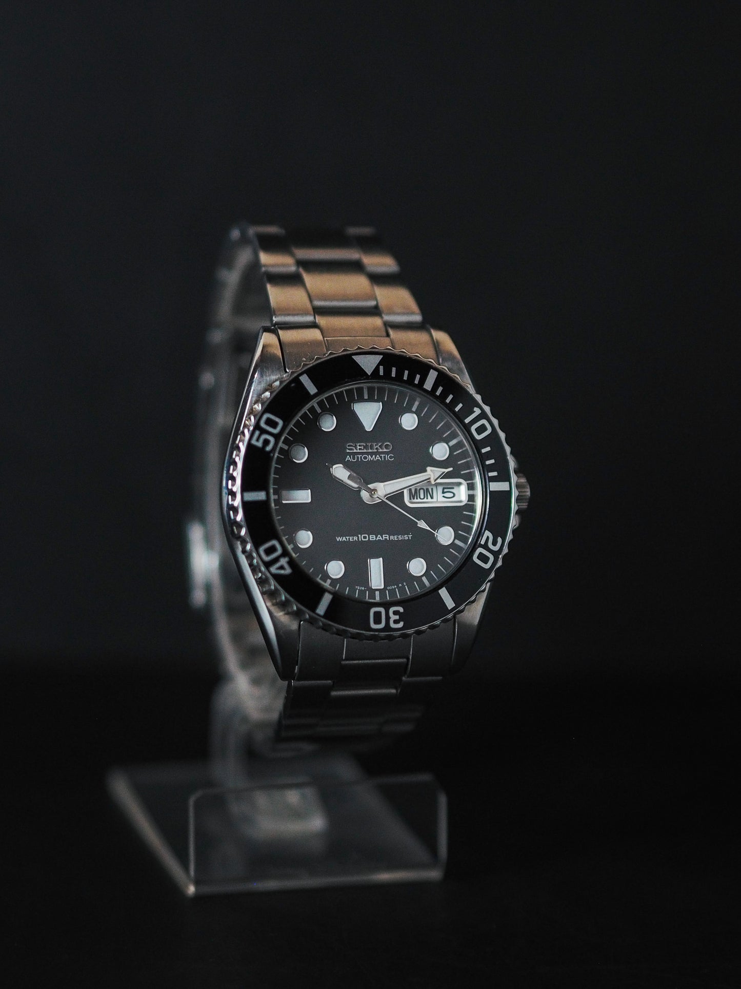 Seiko 7S26-0050 SKX023 Submariner Black Dial