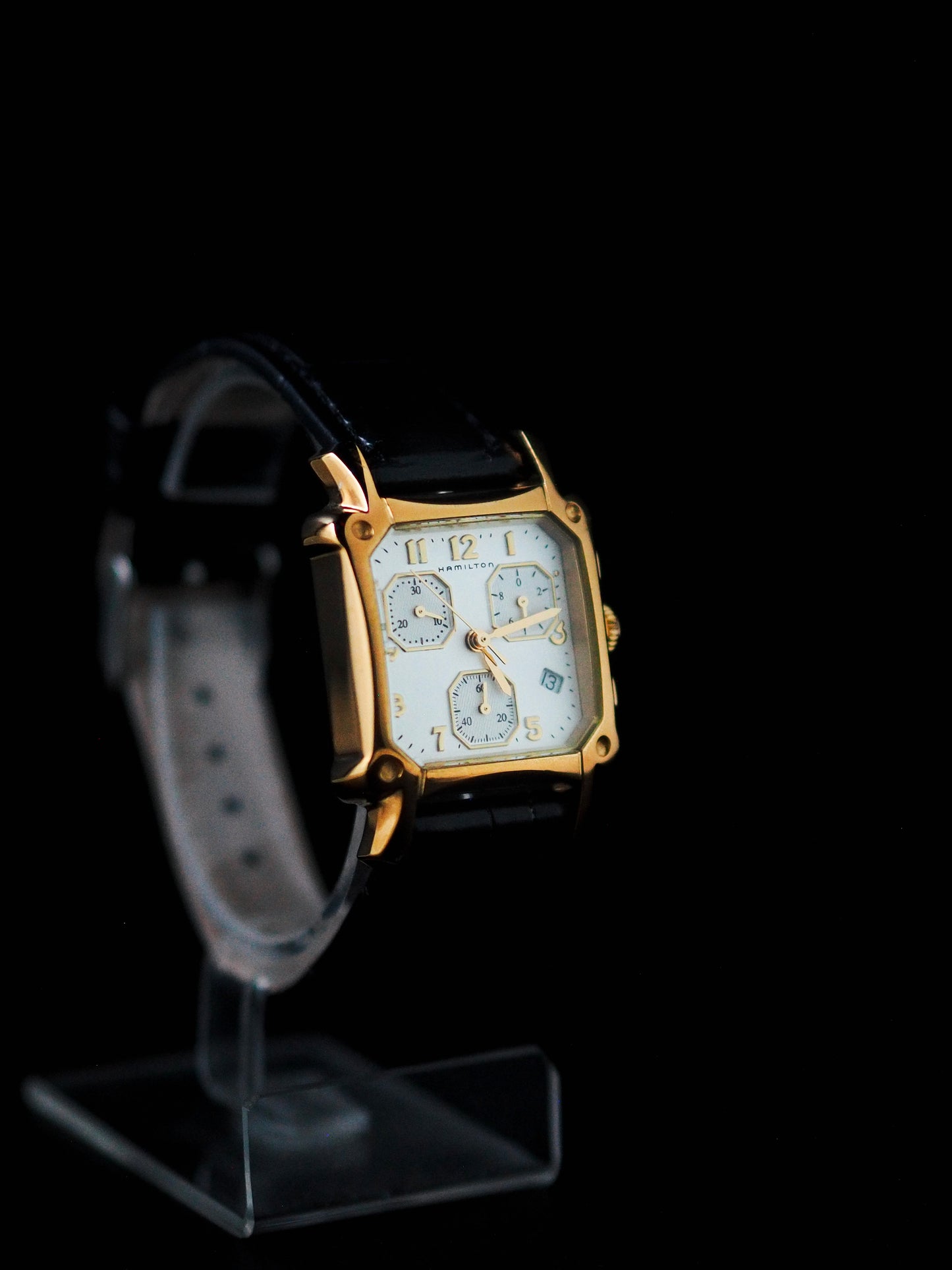 Hamilton Lloyd 6316 Chronograph Quartz Gold White Dial