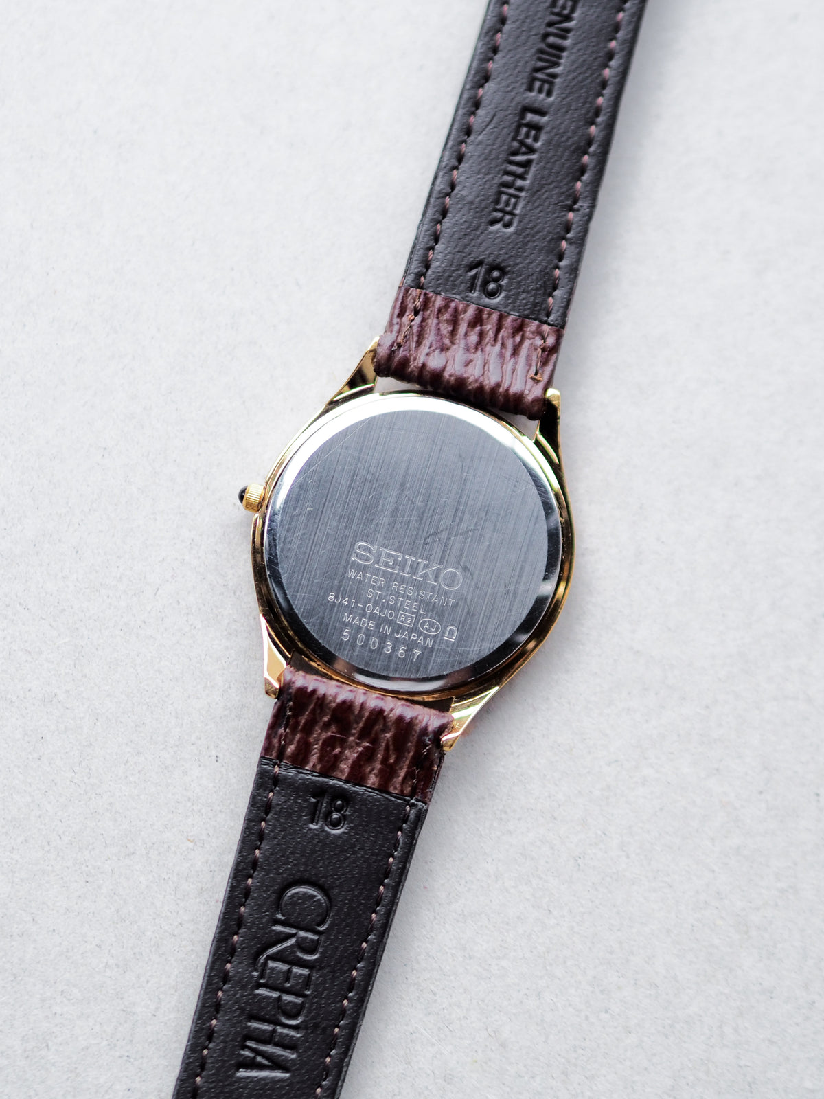 Seiko Dolce SACM150 8J41-0AJ0 Gold Kira-zuri Textured Dial
