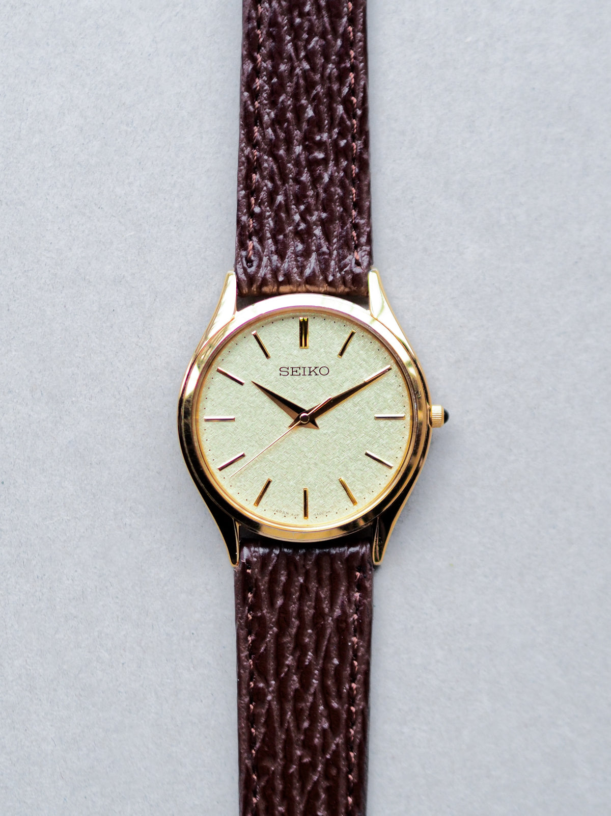 Seiko Dolce SACM150 8J41-0AJ0 Gold Kira-zuri Textured Dial