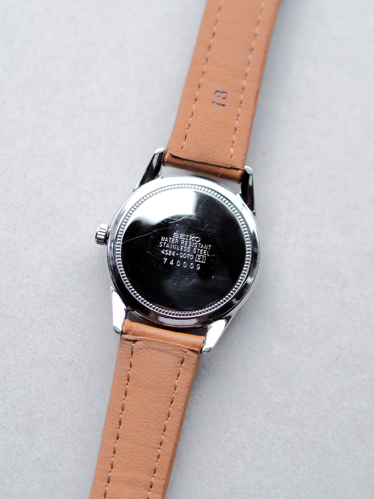 Seiko SCVG005 4S24-0070 Manual Winding White Dial