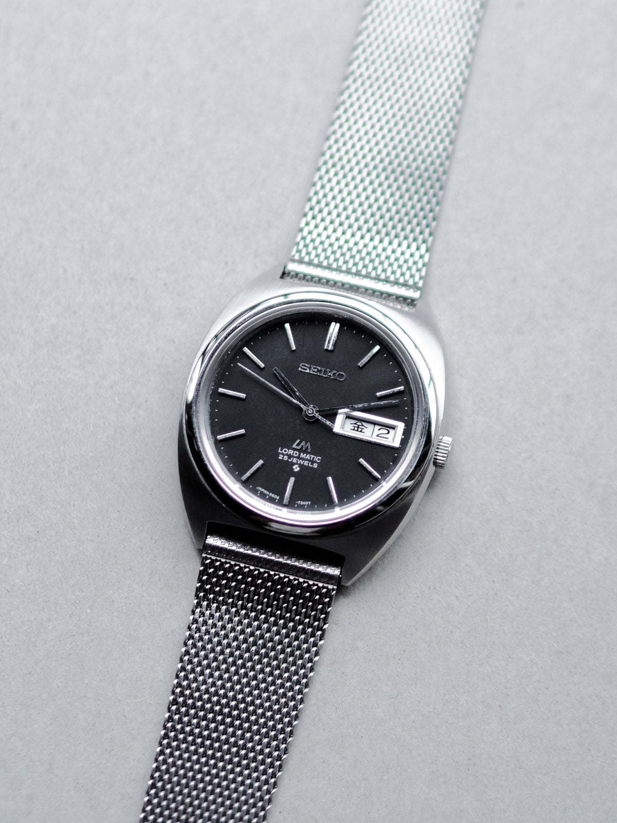 Seiko LM 5606-7140 Lord Matic Dark Gray Dial