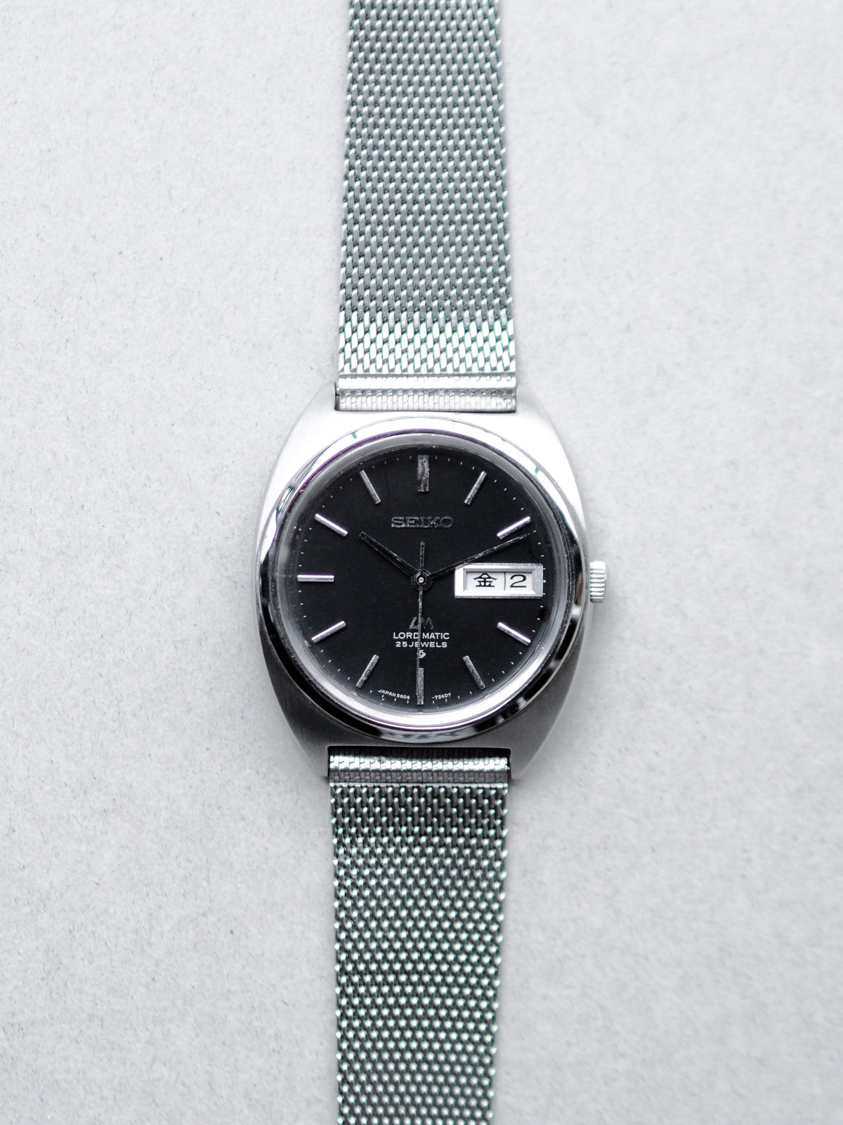 Seiko LM 5606-7140 Lord Matic Dark Gray Dial