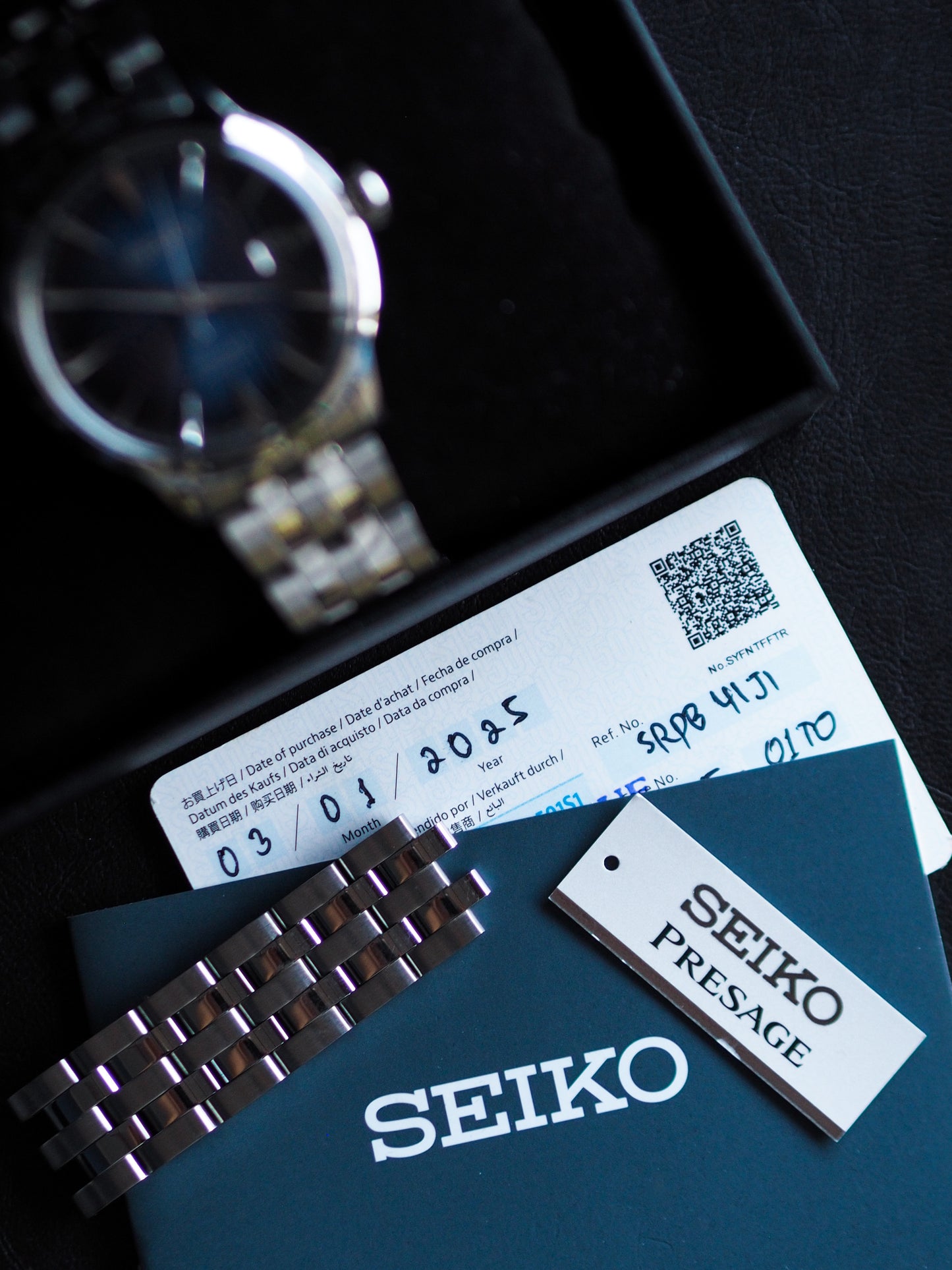 Seiko Presage SRPB41J1 Cocktail Time Blue Moon Dial