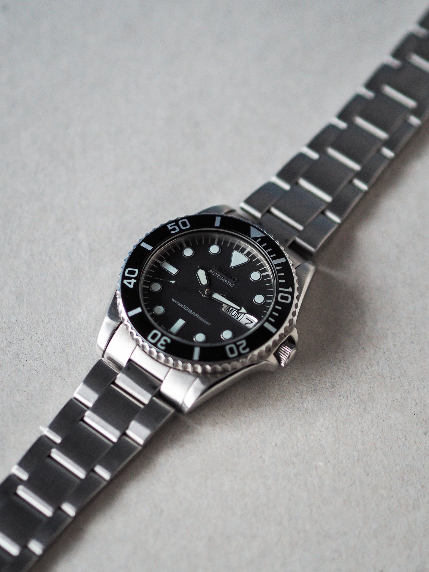 Seiko 7S26-0050 SKX023 Submariner Black Dial