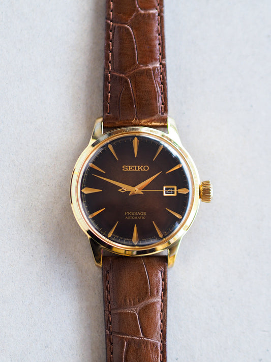 Seiko Presage SRPD36J1/SARY136 Cocktail Limited Old Fashioned Brown Gradient Dial