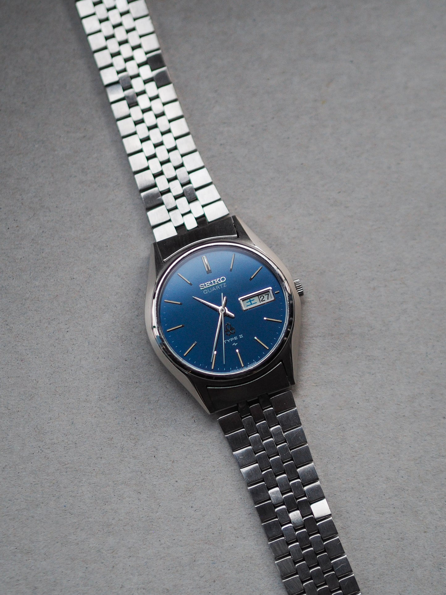 Seiko Type II 4336-8000 Metallic Matte Blue Dial