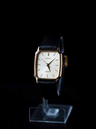 Seiko Dolce 8N41-5160 Tank SGP Champagne Textured Dial
