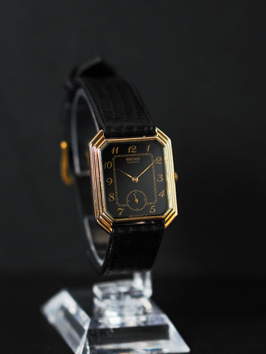Werthy2nd SKIN TANK 完売 ブラックS 新品 Seiko Quartz 2628-5060 SGP Tank Sub-Second Black Dial