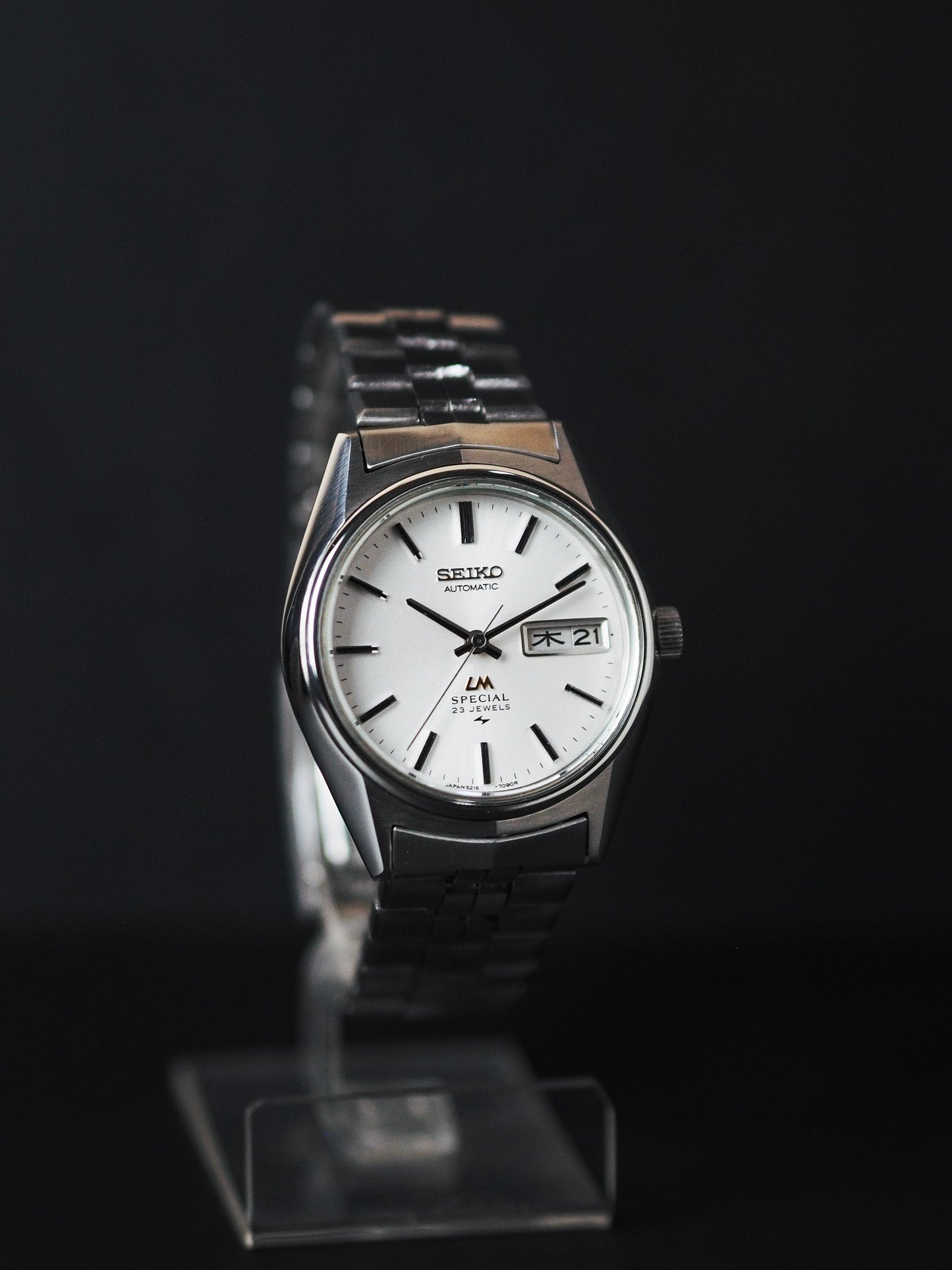 Seiko LM 5216-7080 Lord Matic Special White Sunburst Dial