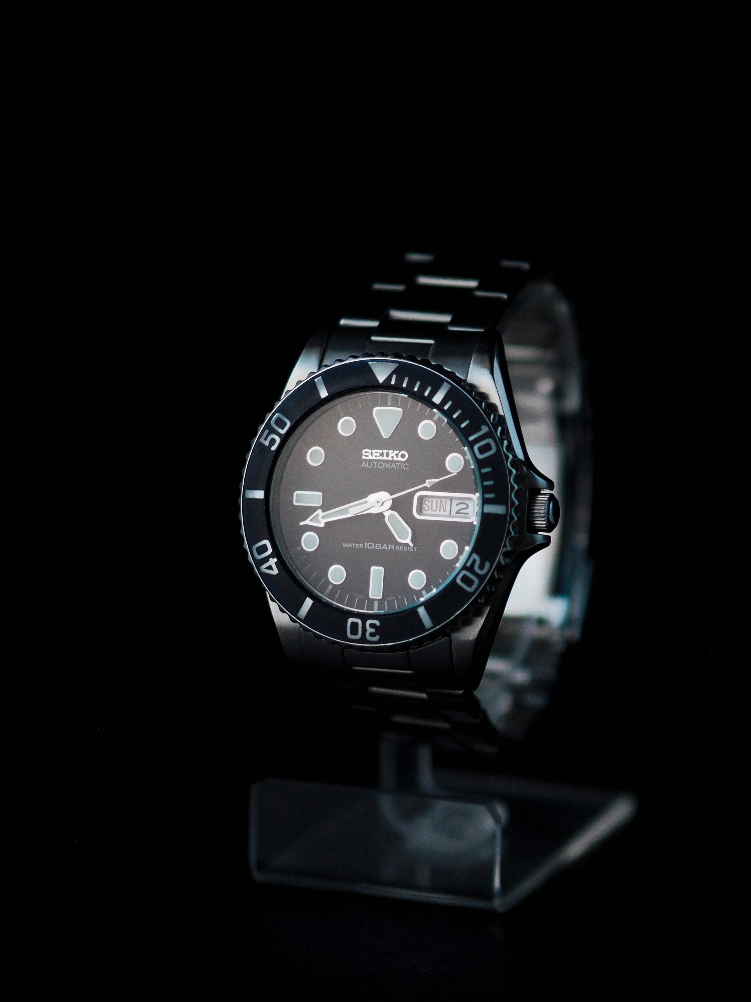 Seiko 7S26-0050 SKX023 Submariner Black Dial