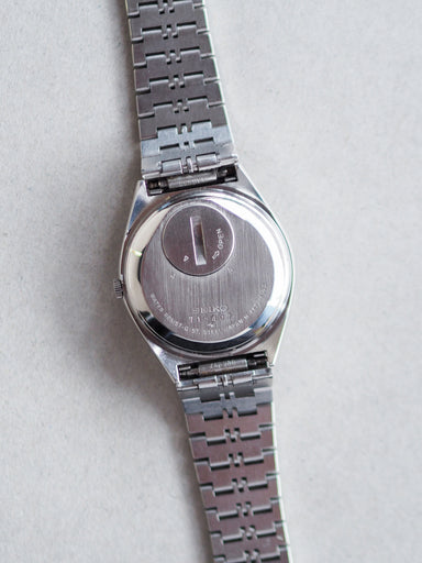 Seiko Quartz 4623-8020 Type II White Pinstripe Dial