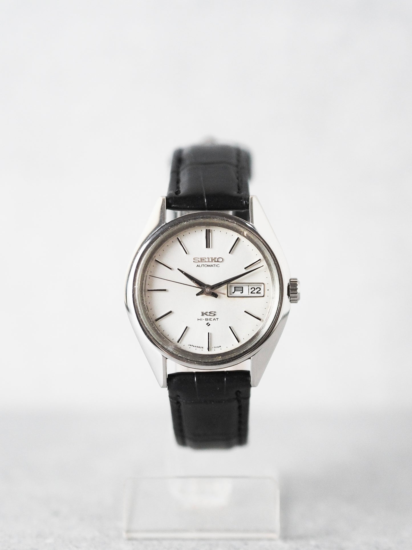 Seiko 56KS King Seiko 5626-7113 Hi-Beat White Sunburst Dial