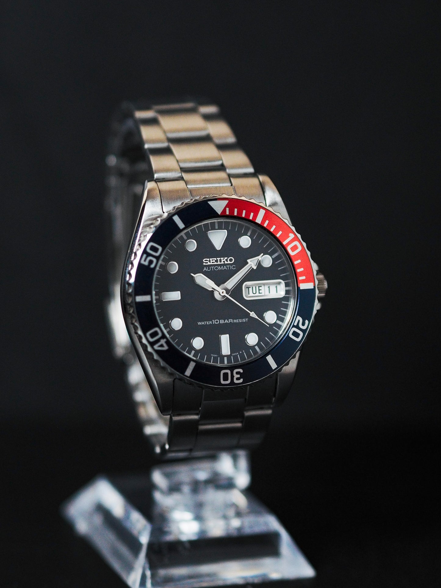 Seiko 7S26-0050 SKX025 Submariner Dark Blue Dial