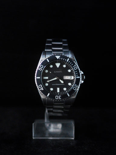 ☆SKX023 7s26-0050 ミリタリー MOD 腕時計 精工7S26-0050 SKX023 Submariner 黑色表盘