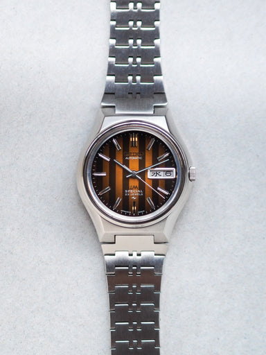 Seiko LM 5216-6040 Lord Matic Special Brown Striped Dial