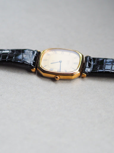 Seiko Quartz 7820-5480 Tank SGP Gold Roman Dial