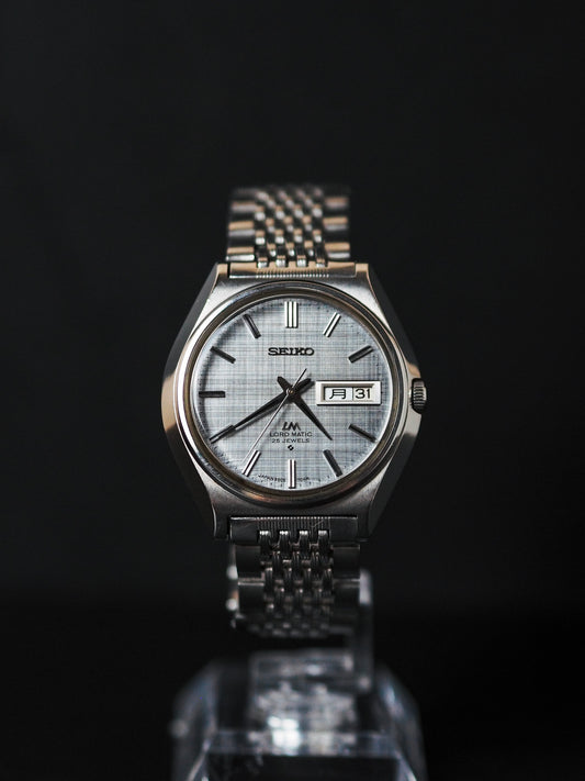 Seiko LM 5606-7010 Lord Matic Grey Linen Dial