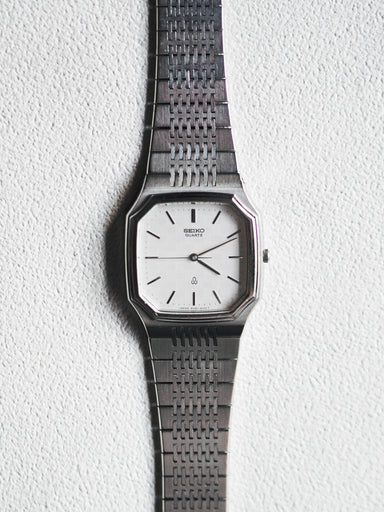 Seiko Quartz 6030-5080 Octagon White Checkers Dial