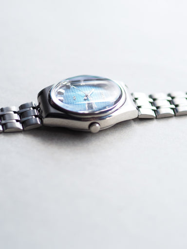 Seiko Actus SS 6306-8030 Blue Shuriken Wave Textured Dial