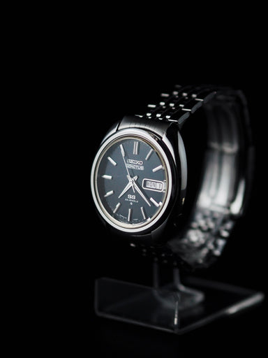 Seiko 5 Actus SS 6106-7470 JDM Dark Blue Dial