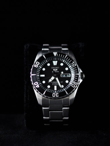 Seiko 5 Sports SNZF17J1 Sea Urchin Black Dial