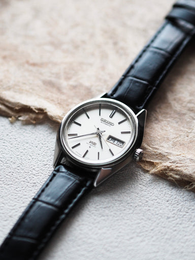 Seiko 56KS King Seiko 5626-7113 Hi-Beat White Sunburst Dial