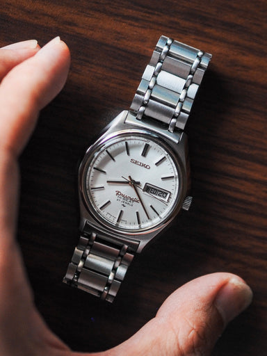 Seiko Presmatic Hi-Beat 5146-7060 White Sunburst Dial