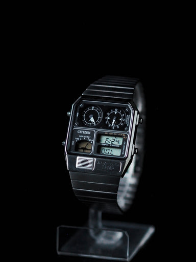 Citizen ANA DIGI TEMP 8989 JG2101-78E Silver Reissue Model