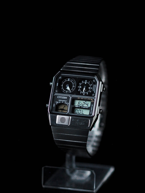 Citizen ANA DIGI TEMP 8989 JG2101-78E Silver Reissue Model
