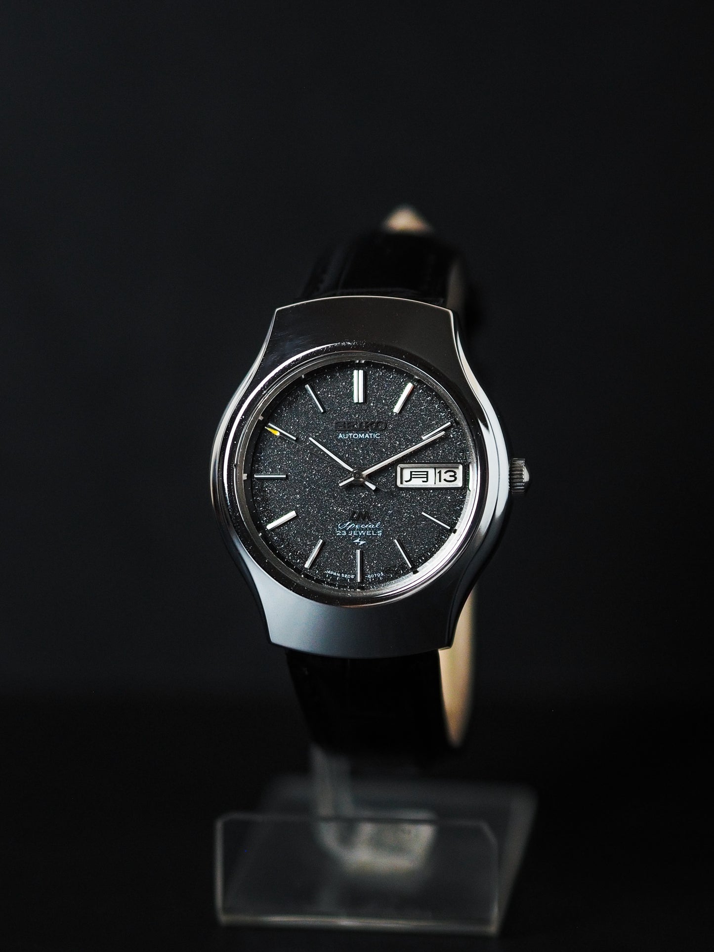 Seiko LM 5206-6070 Lord Matic Special Black Stardust Dial