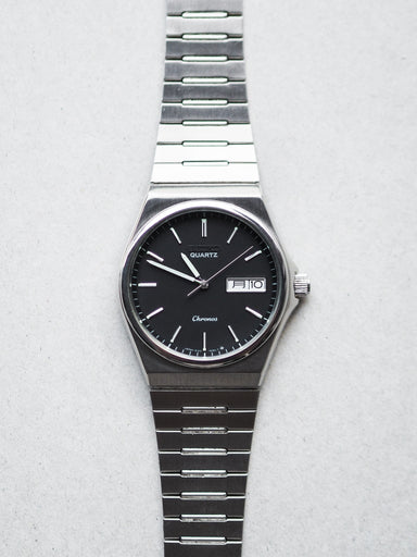 Chronos 腕時計(クォーツ) 黒 Seiko Chronos JDM 8123-632A Black Dial