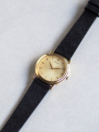 SEIKO　セイコードルチェ　5S21-6010 Vintage 1989 Seiko Dolce 5S21-6010 Sweep Second Two-Tone Quartz