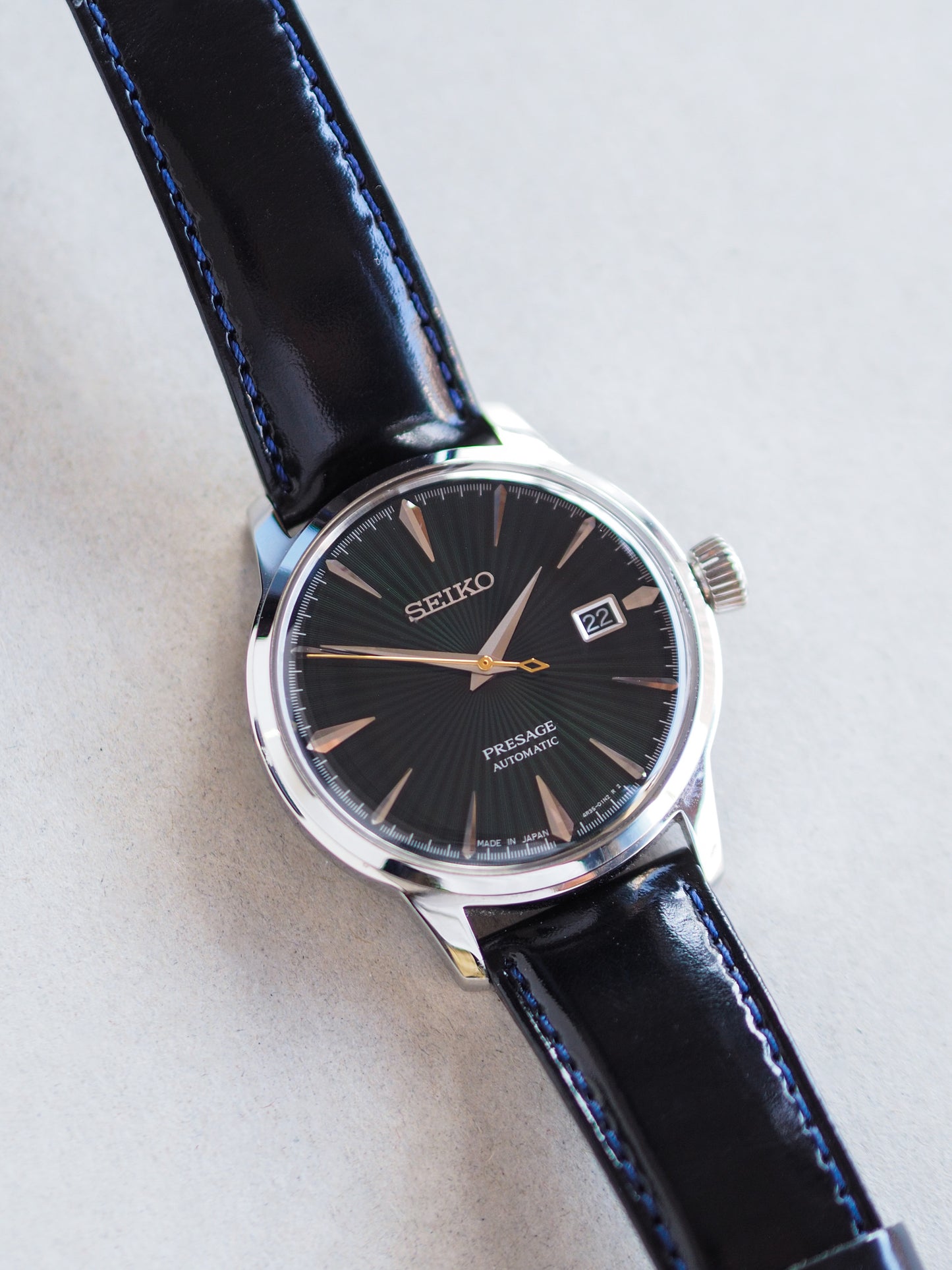 Seiko Presage SRPD37J1 Cocktail Mockingbird Green Dial