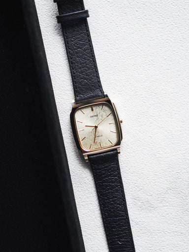 Seiko Dolce 8N41-5070 Tungsten Carbide Gold Brushed Dial