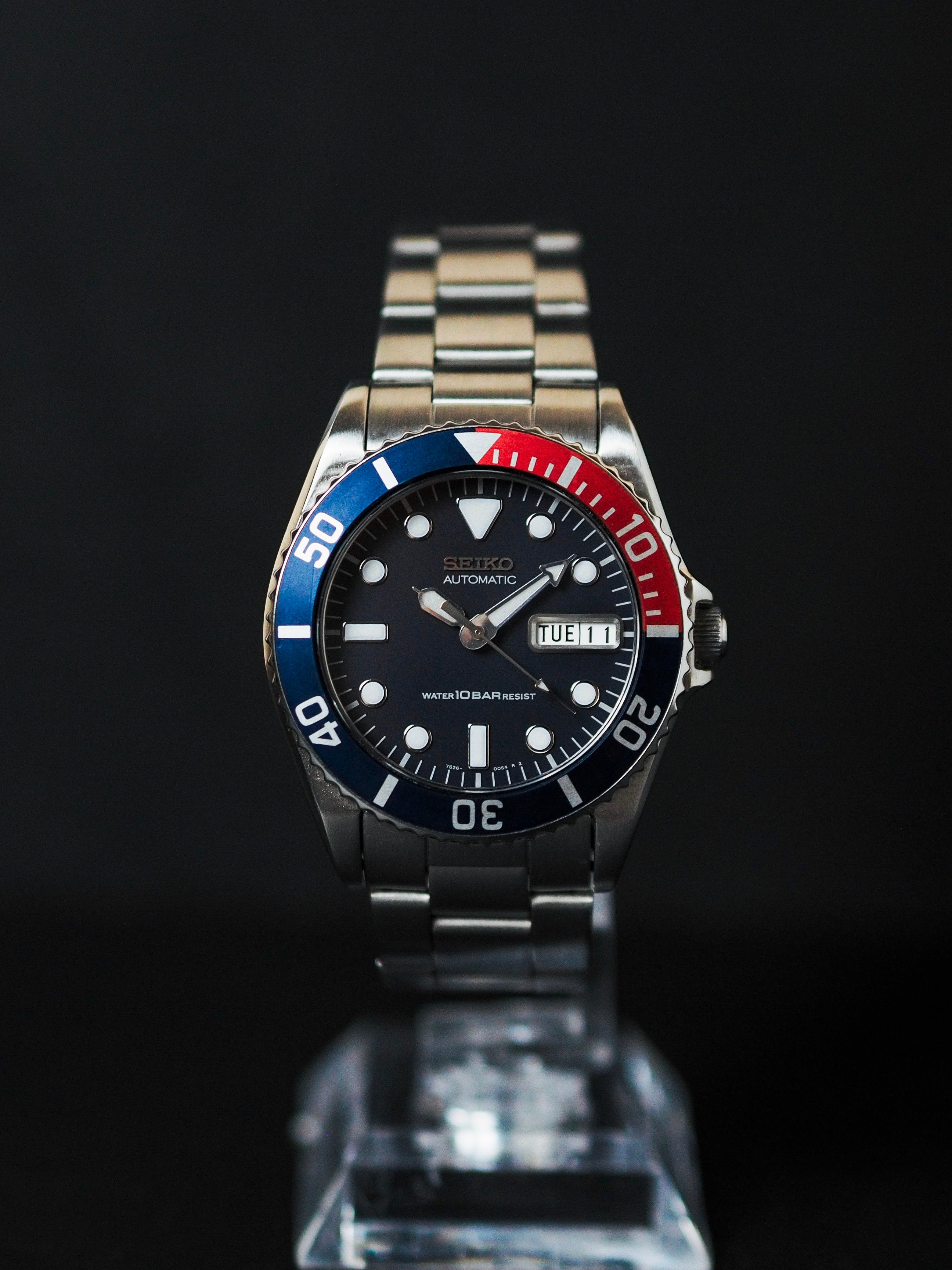 Seiko 7S26-0050 SKX025 Submariner Dark Blue Dial