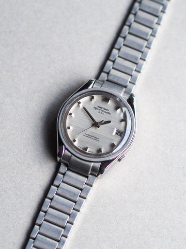 Seiko Sportmatic 820 7625-8130 Silver Linen Textured Dial