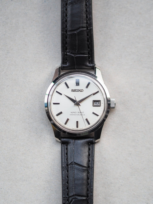 Seiko 44KS King Seiko 4402-8000 White Sunburst Dial