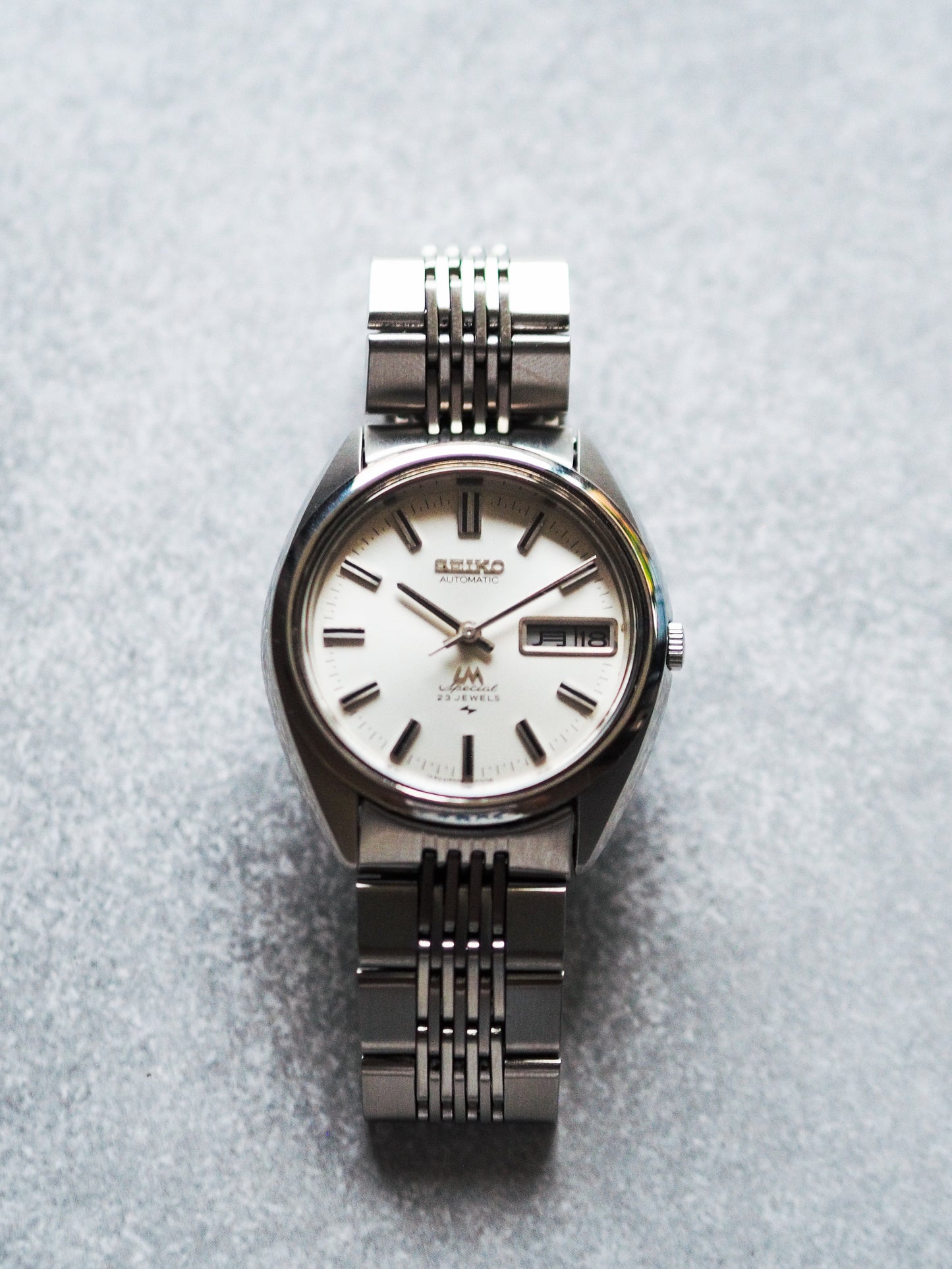 Seiko LM 5206-6020 Lord Matic Special White Sunburst Dial