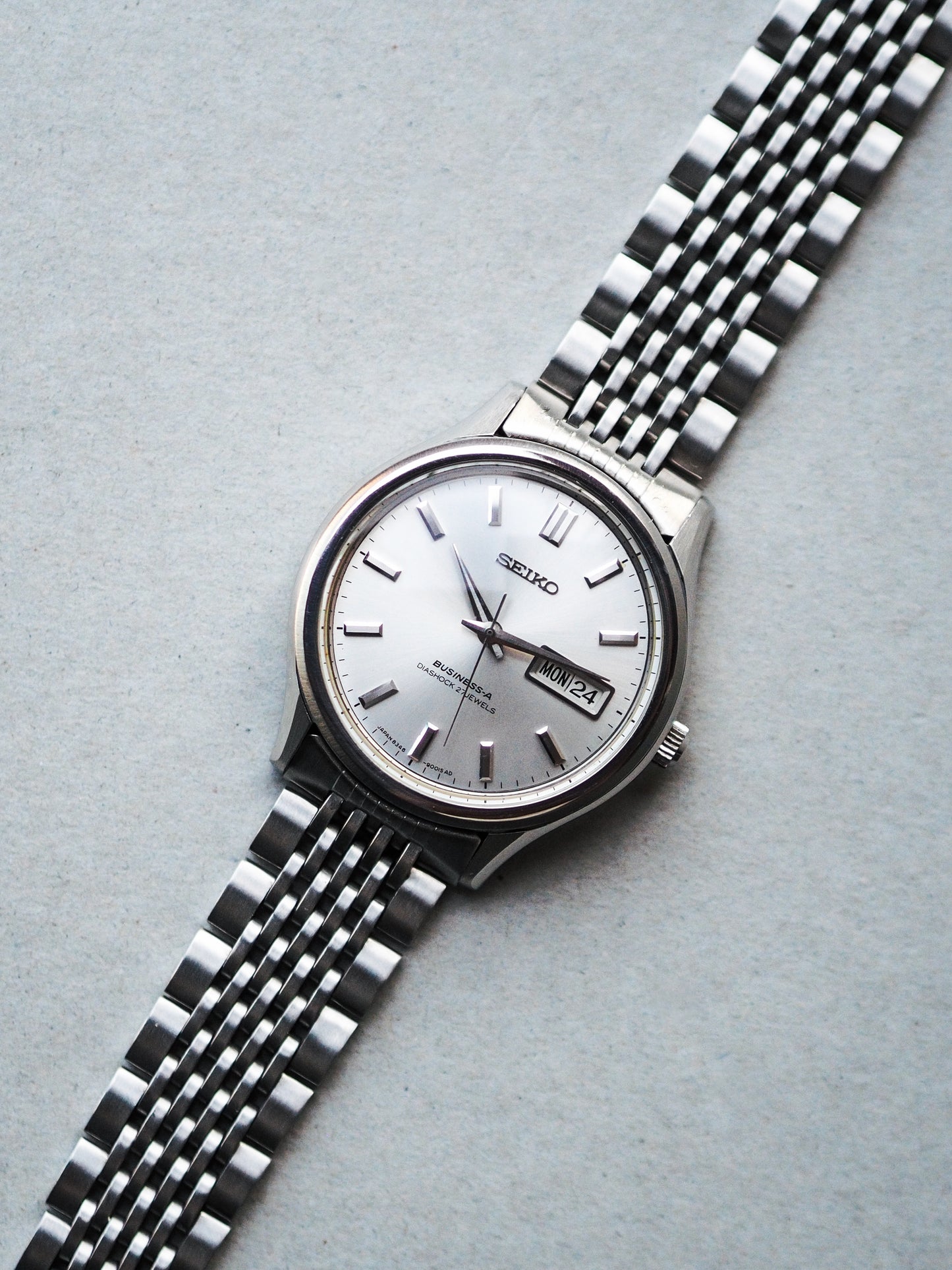 Seiko Business-A 8346-9000 Silver Sunburst Dial