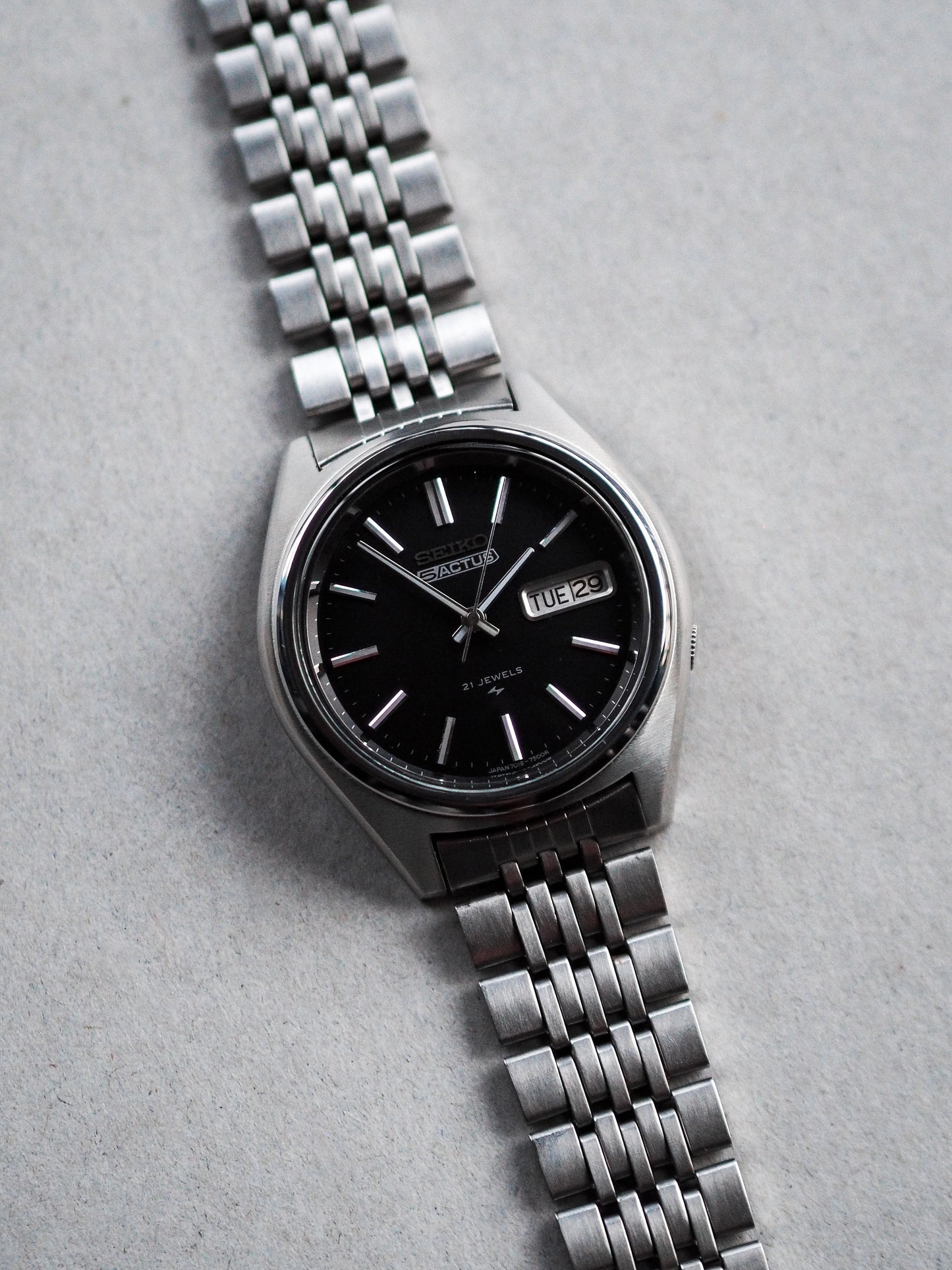 Seiko 5 Actus 7019-7060 Black Dial