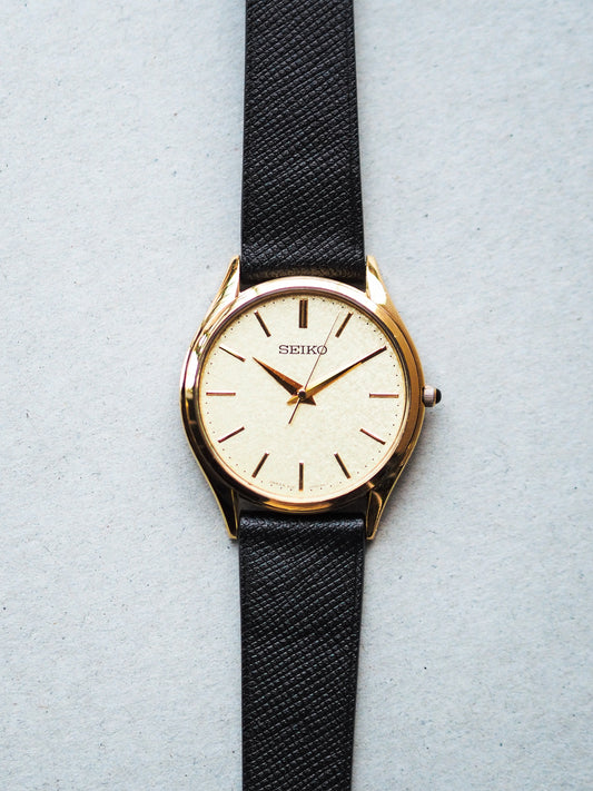 Seiko Dolce SACM150 8J41-0AJ0 Gold Kira-zuri Textured Dial