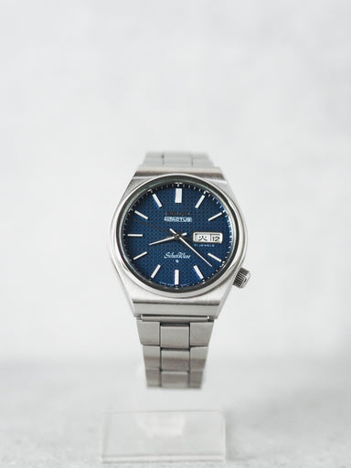 Seiko 5 Actus 6306-8010 Silverwave Blue Shuriken Dial