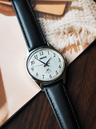 Seiko Lord Matic 5601-9000 Silver Linen Breguet Dial