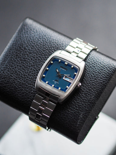 Seiko LM 5606-5040 Lord Matic TV Shape Matte Blue Frame Dial