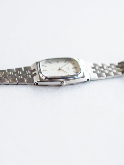 Seiko Quartz Seagull 6030-5090 Tank White Tile Dial