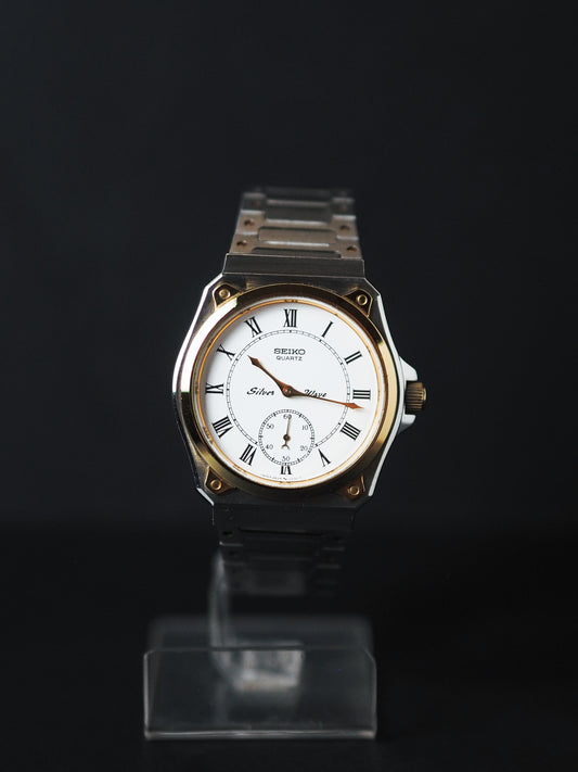 Seiko Silverwave 2628-0060 Sub-second Two Tone White Dial