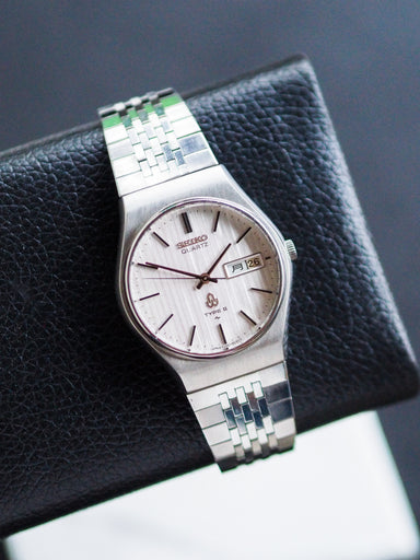 Seiko Type II 4336-8040 Silver Pinstripe Dial