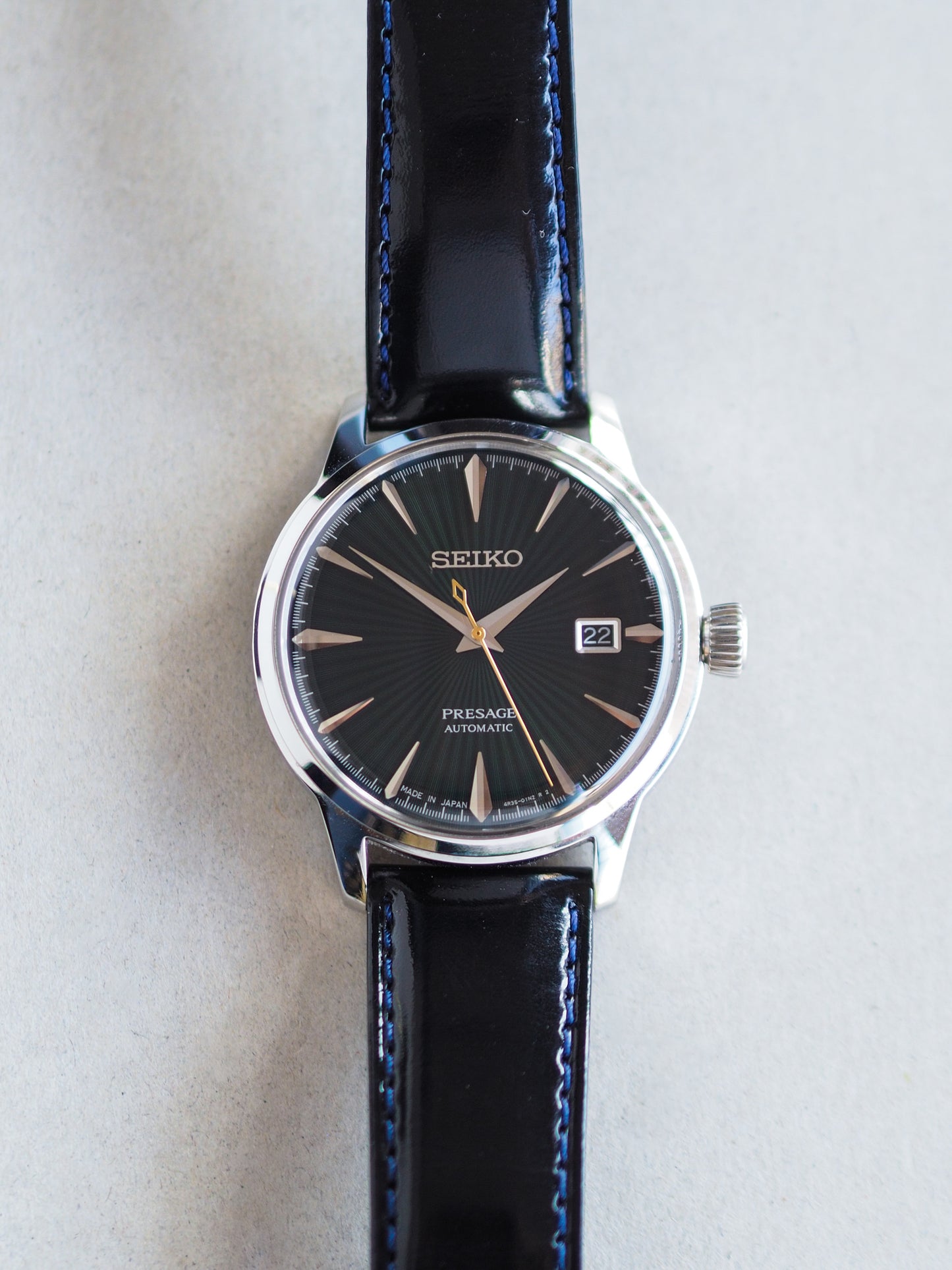 Seiko Presage SRPD37J1 Cocktail Mockingbird Green Dial